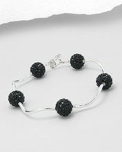 Sterling Silver 925 Hand Crafted Bracelet 4 COLOURS