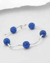 Sterling Silver 925 Hand Crafted Bracelet 4 COLOURS