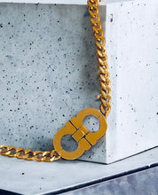 Stainless steel statement cuffs collar necklace. Gold, waterproof.