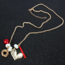 Gold Handmade Layered White Pearl Choker 2 Necklace Set